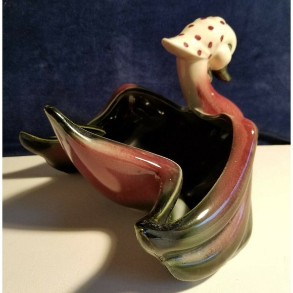 Vintage Hull Pottery USA Bird Swan Planter Vase - Picture 3 of 5